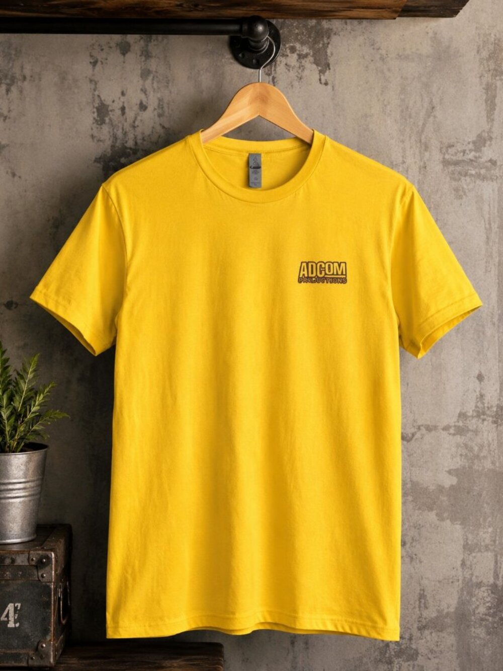 Network Rockstar Venus Yellow Graphic T Shirt Motorcycle Biker Tee Size M - Picture 2 of 7